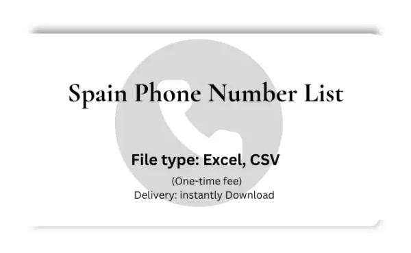 Spain phone number list