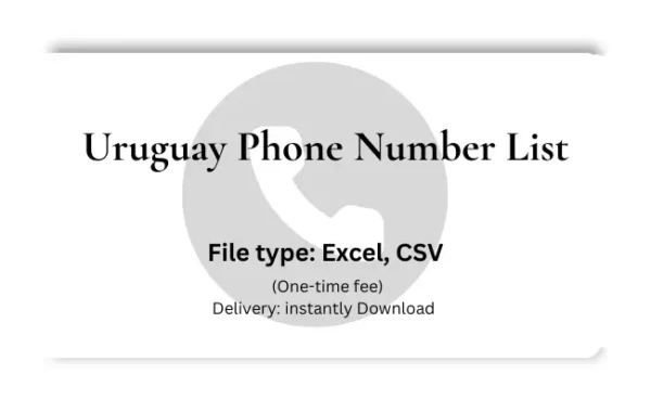 Uruguay phone number list