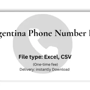 Argentina phone number list